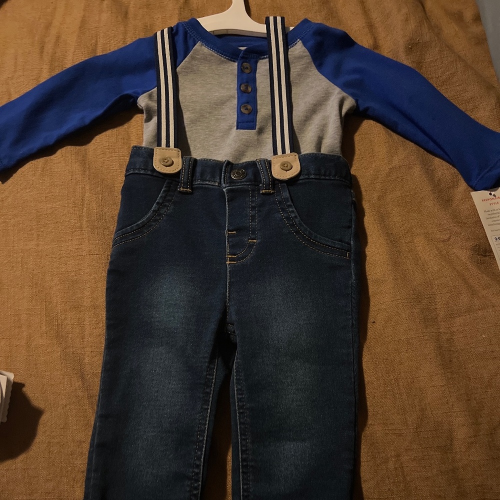 Infant overall set